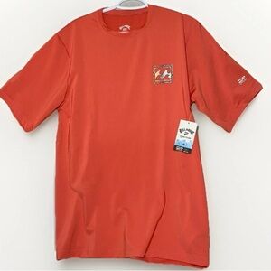 Billabong Men's L CrayonWave Loose Fit UPF 50+ Short Sleeve Tee UV SURF NWT